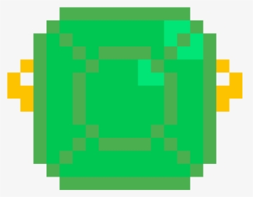 Pixilart Emerald Ring Sprinklz Png Emeralds Png Button - Pixel Art Overwatch Mei, Transparent Png, Free Download