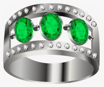 Earring Ring Jewellery Emerald Png File Hd Clipart - Ring, Transparent Png, Free Download