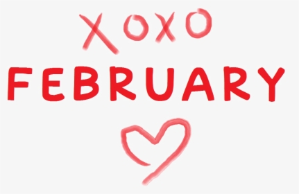 February Transparent Images Png - Heart, Png Download, Free Download