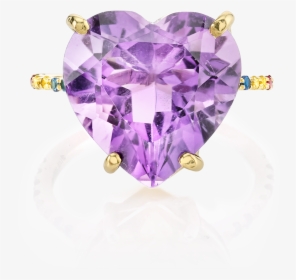 Transparent Rainbow Heart Png - Amethyst, Png Download, Free Download