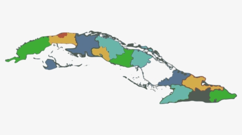 Cuba Provincias Clip Arts - Unlabeled Map Of Cuba, HD Png Download, Free Download