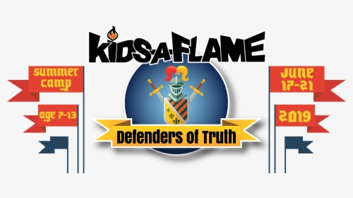 Kids A Flame Summer Camp June - Graphic Design, HD Png Download, Free Download