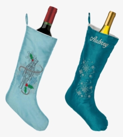 Embroider Buddy Stockings Make Great Wine Sleeves - Christmas Stocking, HD Png Download, Free Download