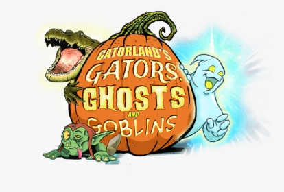Gators Ghosts & Goblins - Gatorland Gators Ghosts And Goblins, HD Png Download, Free Download