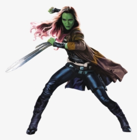 Gamora Png Picture - Guardians Of The Galaxy Vol 2 Gamora, Transparent Png, Free Download