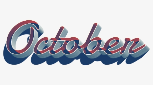 October 3d Name Logo Png - Graphic Design, Transparent Png, Free Download