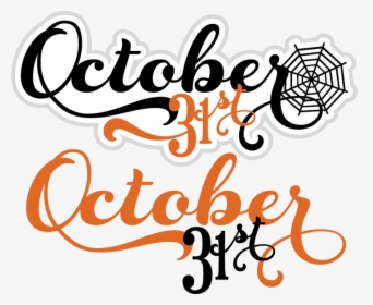 October Clip Art Free Free Clipart Images 4 Clipartcow - October 31st Clipart, HD Png Download, Free Download
