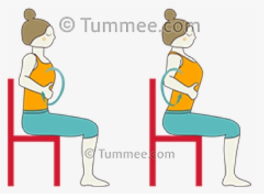 Relax Clipart Seated Yoga - Anterior Pelvic Tilt In Sitting, HD Png Download, Free Download