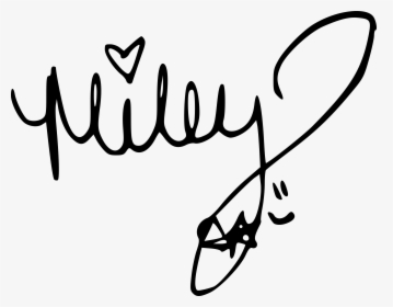 Miley Cyrus Signature, HD Png Download, Free Download