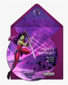 Gamora Birthday Invitation, HD Png Download, Free Download