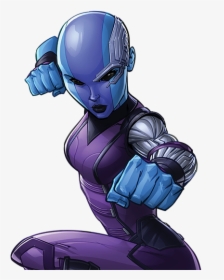 Marvel Nebula Png - Guardians Of The Galaxy Animated Series Nebula, Transparent Png, Free Download