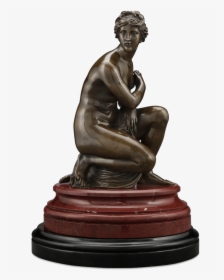 Venus A La Tortue After Antoine Coysevox, Bronze - Statue, HD Png Download, Free Download