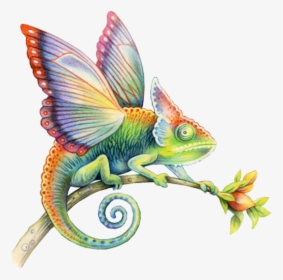 Winged Chameleon, HD Png Download, Free Download