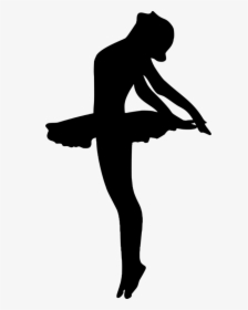 Ballet Dancer,monochrome Photography,dancer - Ballerina Free Silhouette, HD Png Download, Free Download