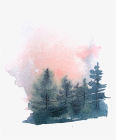 Jhope Drawing Watercolor - Watercolor Background Png Landscape, Transparent Png, Free Download