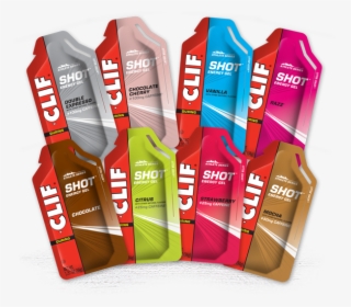 Clif Shot Energy Gel Variety 16-pack Packaging - Clif Gel, HD Png Download, Free Download