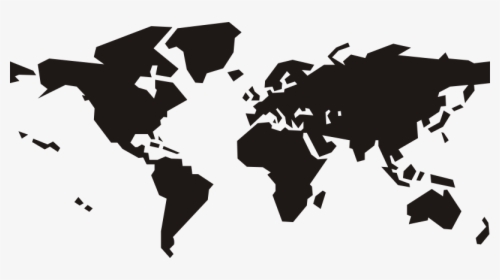 World Map - Simple World Map Svg, HD Png Download, Free Download