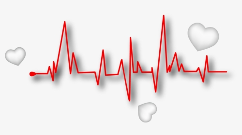 Heart Pulse Euclidean Rate Vector Decorate Line Clipart - Heart Rate Lines, HD Png Download, Free Download