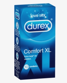 Condom Png - Durex Comfort Xl 10s, Transparent Png, Free Download