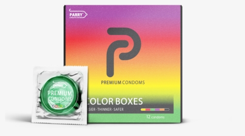 Parry Web Shop Packing Colored Condoms 12pcs Pack - Multimedia Software, HD Png Download, Free Download