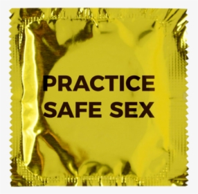 Practice Safe Sex Gold Condoms - Practice Safe Sex Condoms, HD Png Download, Free Download