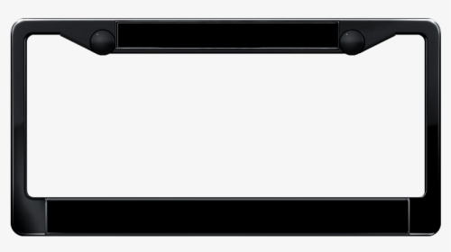 Transparent Black Picture Frame Png - License Plate Frame Transparent, Png Download, Free Download