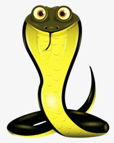 Transparent Snake Cartoon Png - Snake With Big Head, Png Download, Free Download