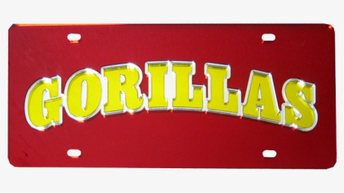Pitt State Gorillas Arch Automobile License Plate Stockdale - Carmine, HD Png Download, Free Download