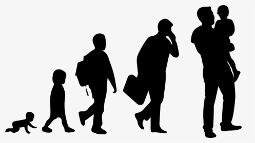 Evolution Of Dad Father Black R1981 - Childhood To Adulthood, HD Png Download, Free Download