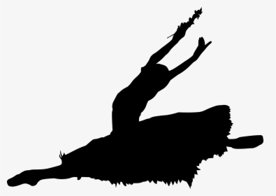 Ballet Splits Silhouette Png, Transparent Png, Free Download