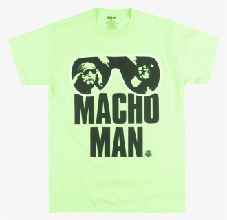 Wwe Macho Man T-shirt Randy Savage Wrestling Tee Licensed - Graphic Design, HD Png Download, Free Download