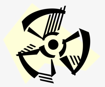 Vector Illustration Of Nuclear Fallout Radioactive - Radioactive Symbol, HD Png Download, Free Download