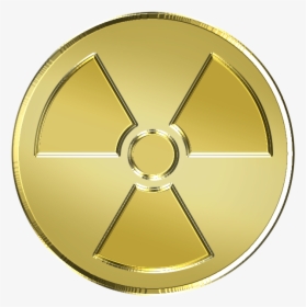 Symbol Nuclear Weapon Gold - Gold Nuke, HD Png Download, Free Download
