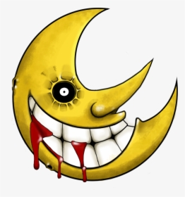 Vector Moon Creepy - Soul Eater Moon Png, Transparent Png, Free Download