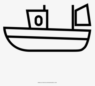 Fishing Boat Coloring Page - Gondola, HD Png Download, Free Download