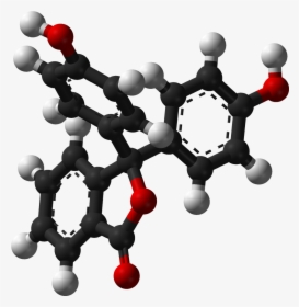 Phenolphthalein Colourless Low Ph 3d Balls - Phenolphthalein Model, HD Png Download, Free Download