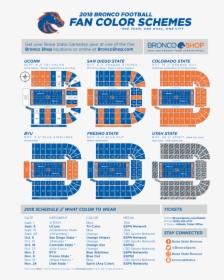 Official Athletic Website Of The Boise State Broncos - Boise State 2019 Football Schedule, HD Png Download, Free Download