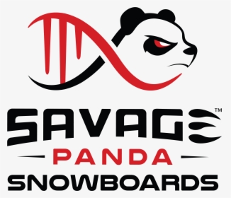 Savage Panda Snowboard , Png Download - Illustration, Transparent Png, Free Download