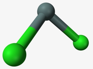 File Tin Dichloride D Balls Png Wikimedia - Tin Molecules Models, Transparent Png, Free Download