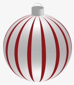 Transparent Stripes Christmas - Striped Christmas Balls Png, Png Download, Free Download