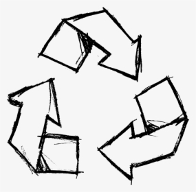Transparent Recycle Icon Png - Hand Drawn Recycle Icon, Png Download, Free Download