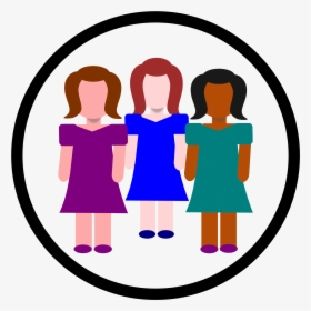 Icon Women Meeting Big - Friend Woman Icon Png, Transparent Png, Free Download