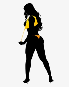 14 Black Woman Icon Clip Art Images - Bikini Girl Silhouette Png, Transparent Png, Free Download