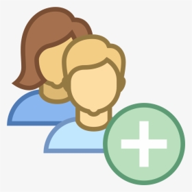 Add Group Icon Png Download - Add User Group Icon, Transparent Png, Free Download
