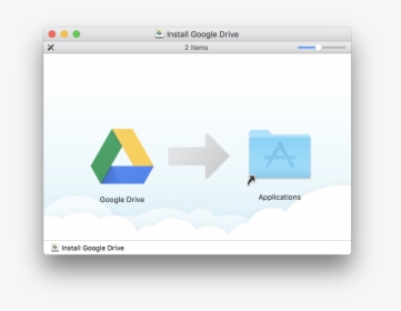 Install On Your Mac - Google Drive On Mac, HD Png Download, Free Download