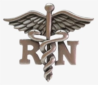 Transparent Medical Caduceus Png - Rn Nurse Symbol Clip Art, Png Download, Free Download