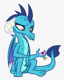 Cheezedoodle96, Dragon, Female, Flower, Princess Ember, - King Thorax And Ember Mlp, HD Png Download, Free Download