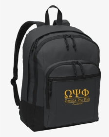 Omega Psi Phi Basic Backpack - Nursing School Bag, HD Png Download, Free Download