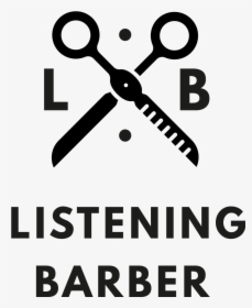 Listening Barber Logo 2, HD Png Download, Free Download