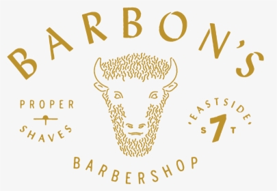 Barbons Main Logo Lg Yellow - Barbon's Barbershop Austin Tx, HD Png Download, Free Download